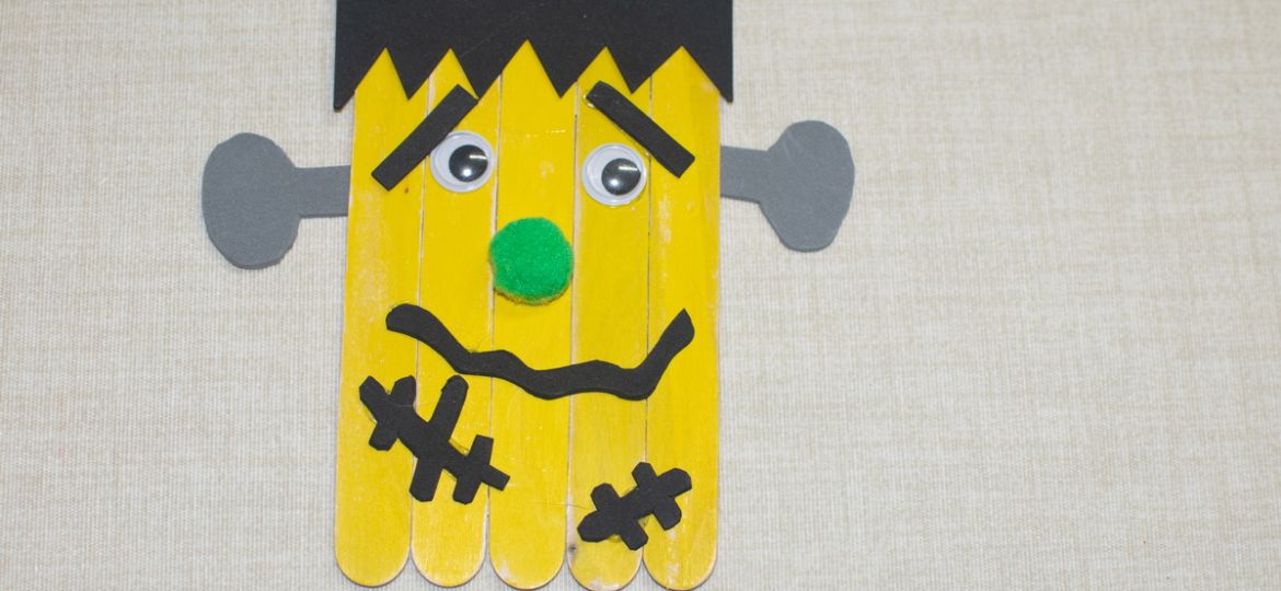 Zombie con Palitos de madera DIY