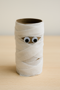 Crear momias con papel higiénico